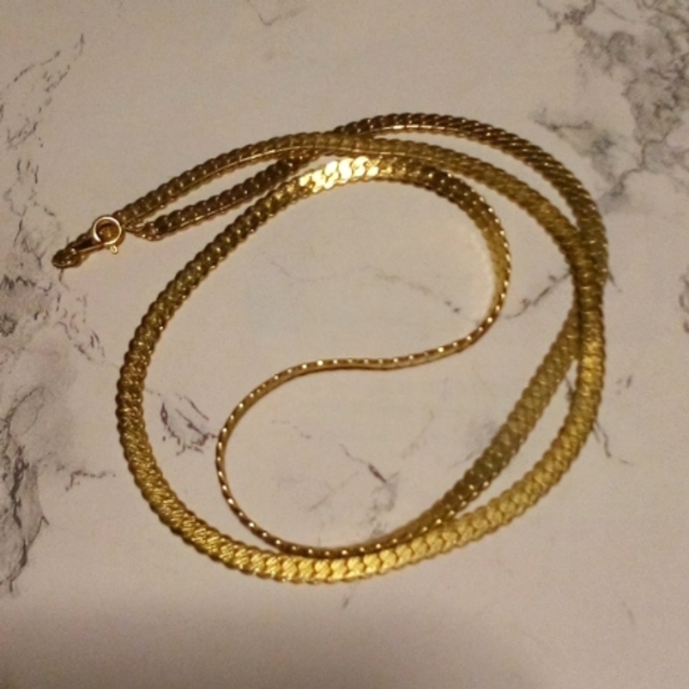 29" Herringbone Chain with Ring Closure